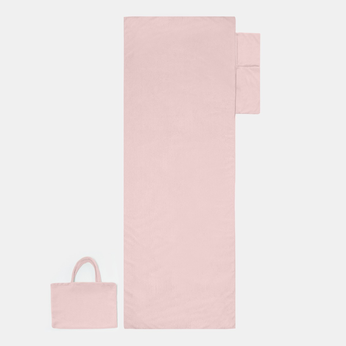 OHS Beach Towel In A Bag - Blush Pink>