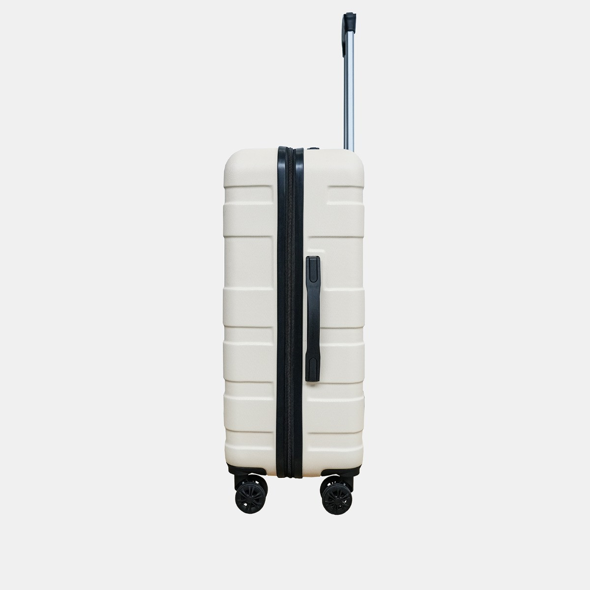 OHS 4 Wheel Hard Shell Suitcase, Cream - 3 Pack>