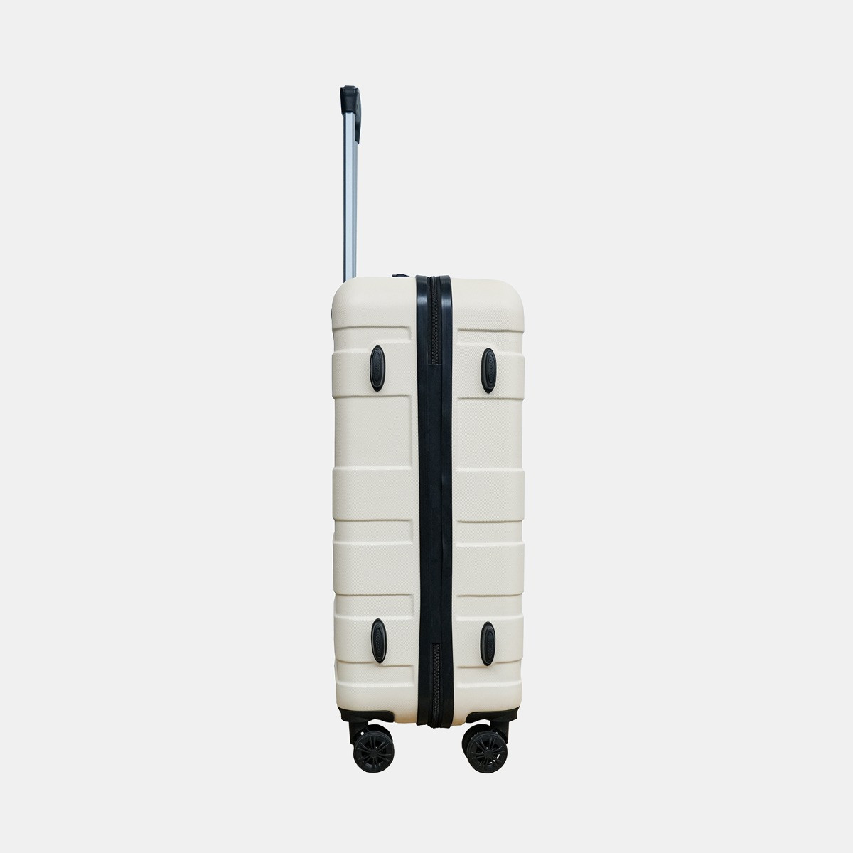 OHS 4 Wheel Hard Shell Suitcase, Cream - 3 Pack>