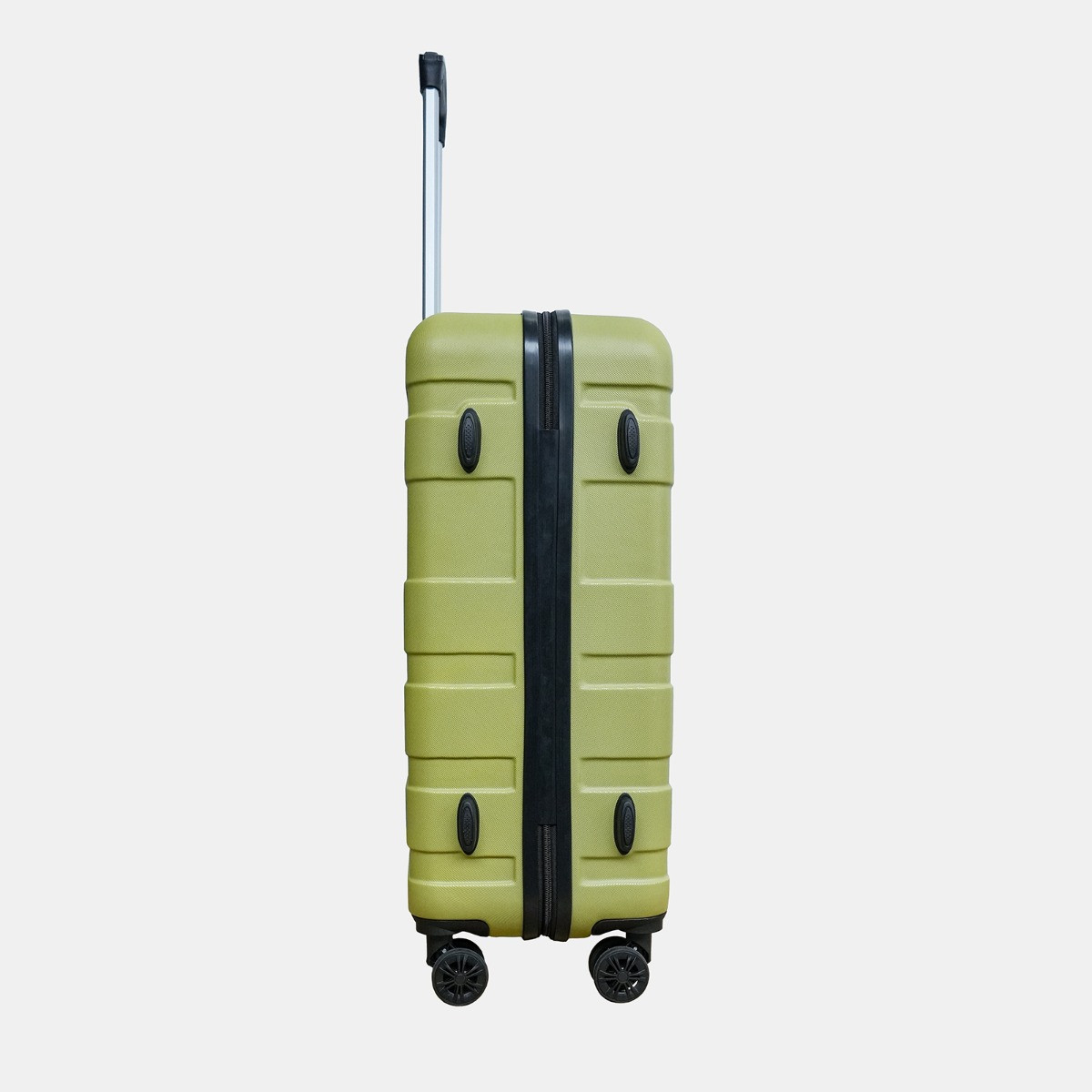OHS 4 Wheel Hard Shell Suitcase, Olive Green - 3 Pack>
