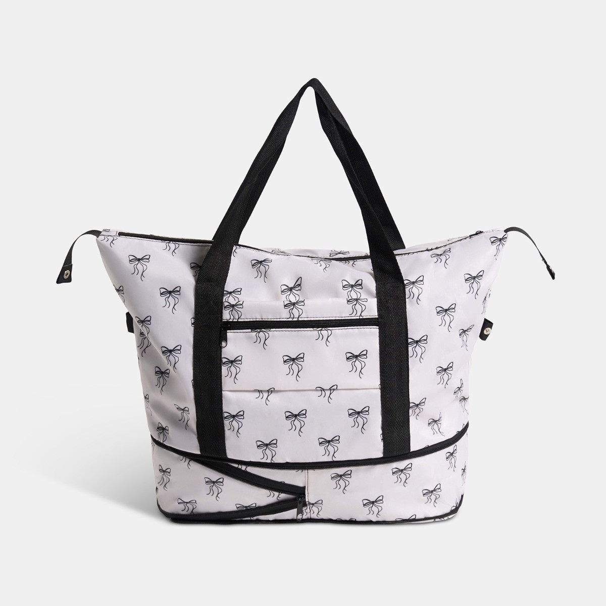 OHS Bow Print Overnight Weekend Travel Bag - Mobochrome>