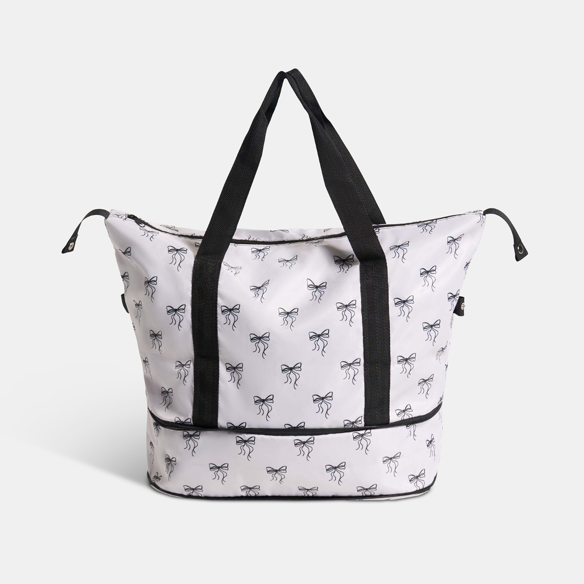 OHS Bow Print Overnight Weekend Travel Bag - Mobochrome>