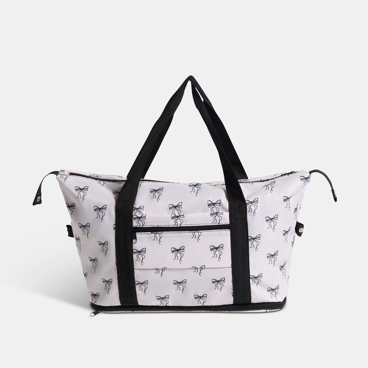 OHS Bow Print Overnight Weekend Travel Bag - Mobochrome>