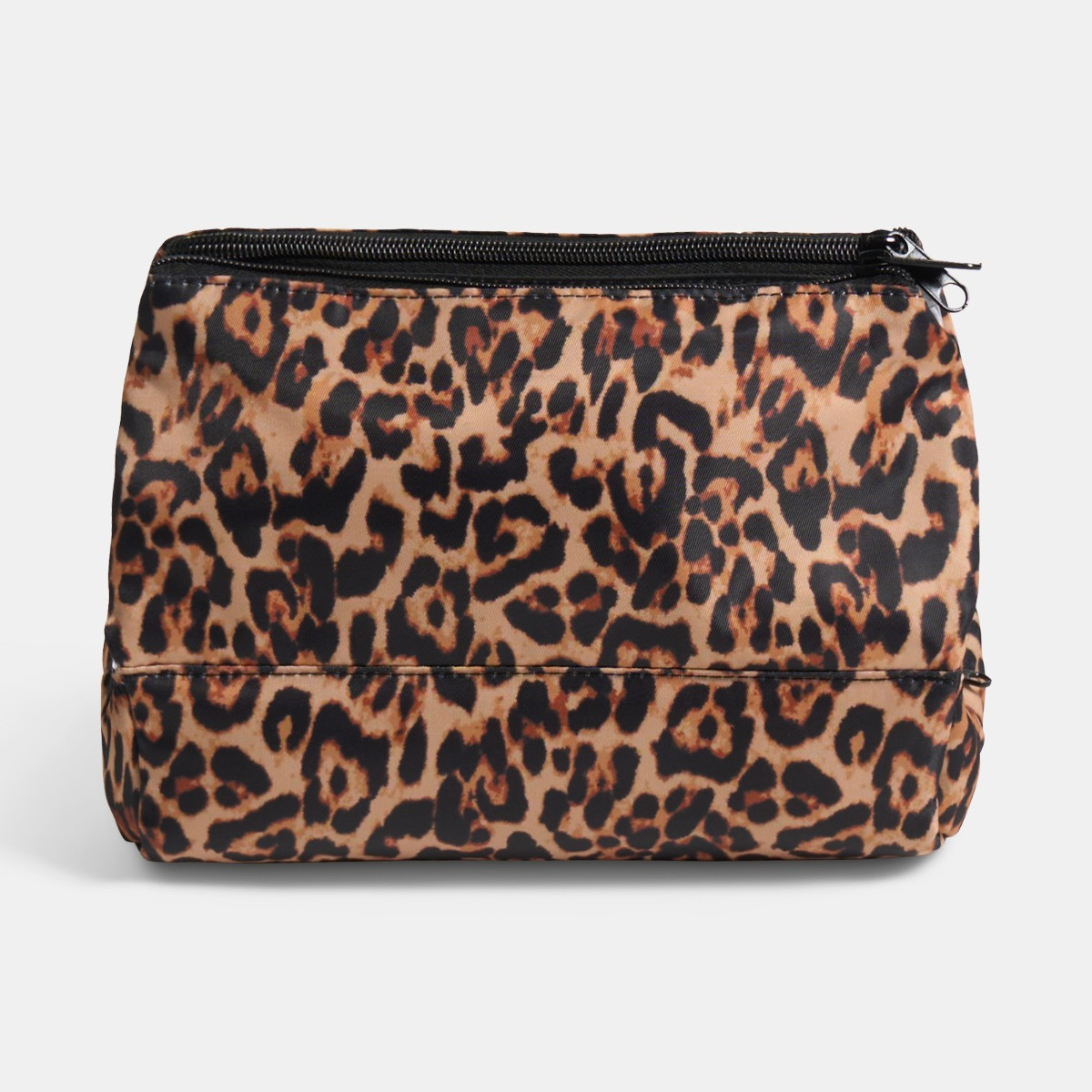 OHS Leopard Print Travel Wash Bag - Natural>