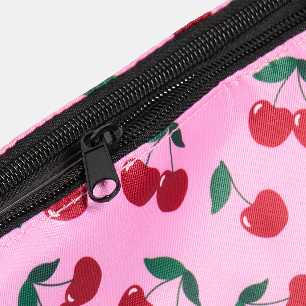 OHS Cherry Print Travel Wash Bag - Pink>