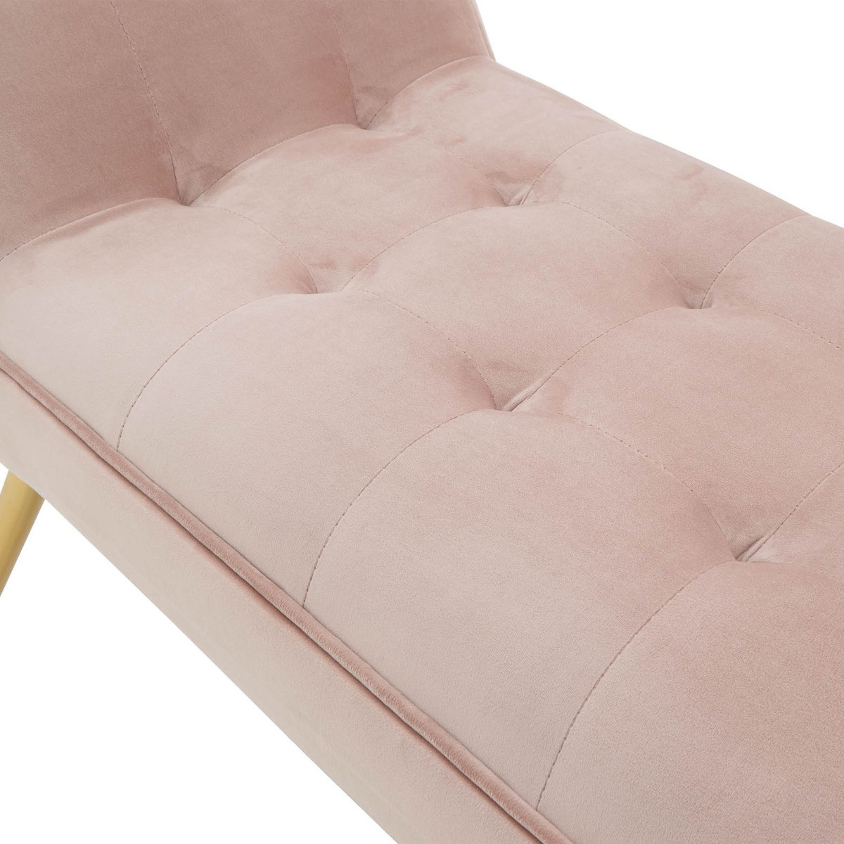 Turin Upholstered Window Seat - Blush Pink>