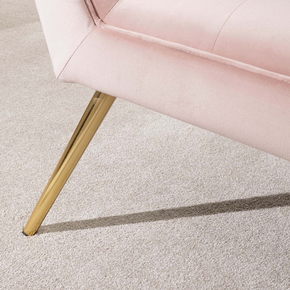 Turin Upholstered Window Seat - Blush Pink>
