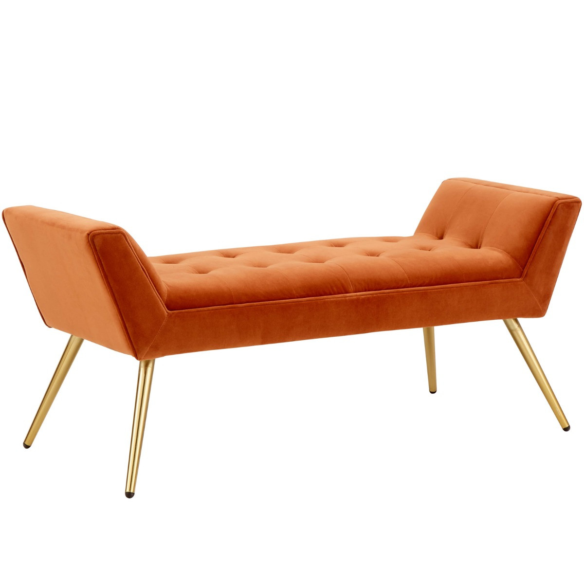 Turin Upholstered Window Seat - Russet>