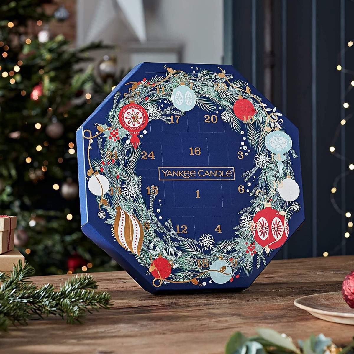 Yankee Candle Countdown to Christmas Advent Calendar Wreath>
