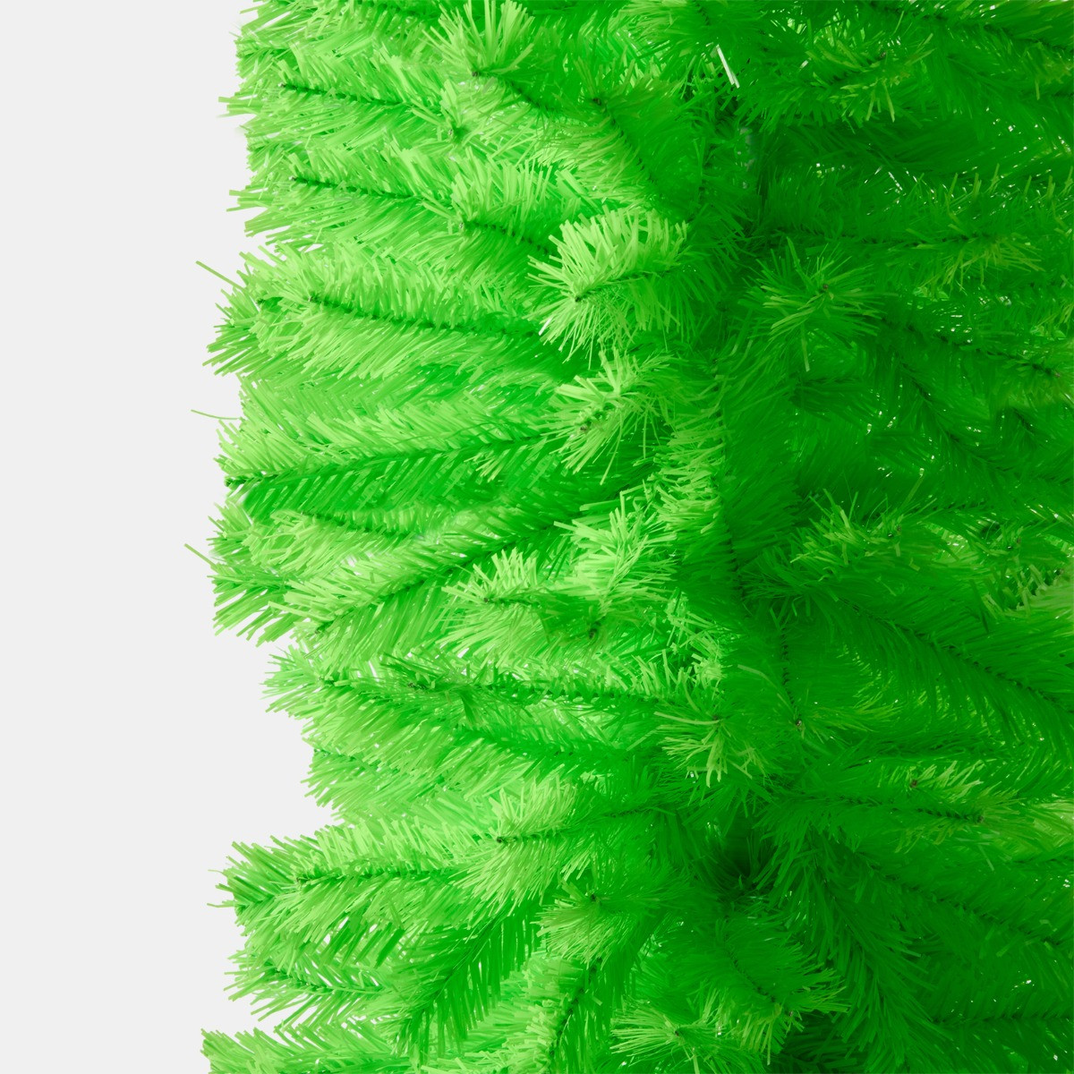 OHS Artificial Novelty Tilted Christmas Tree, Green - 6ft>