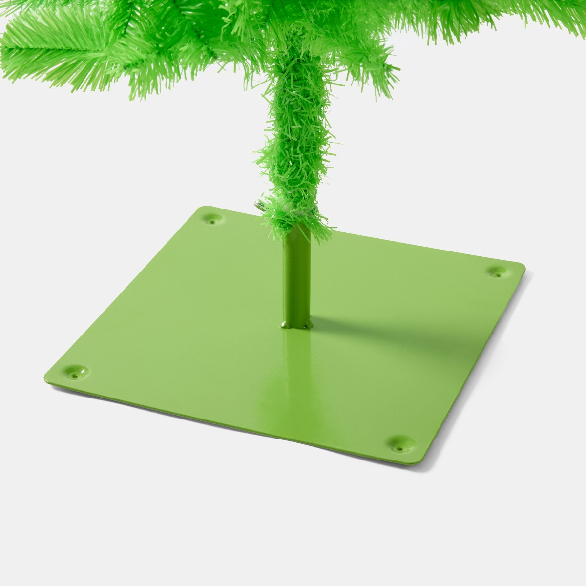 OHS Artificial Novelty Tilted Christmas Tree, Green - 6ft>