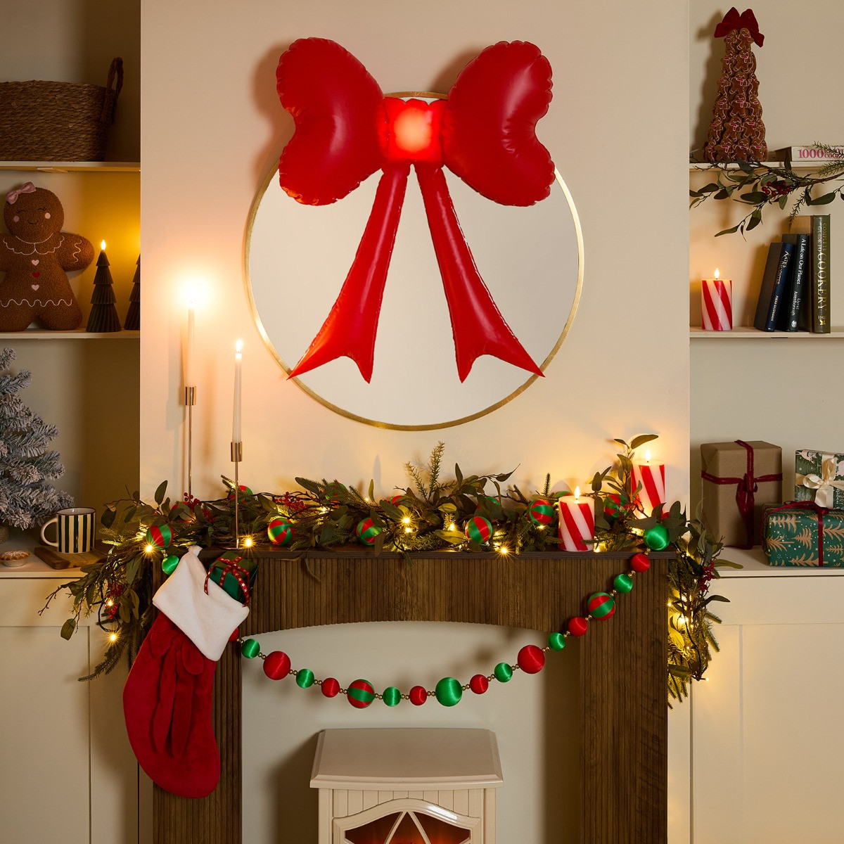 OHS PVC Hanging Bow Inflatable - Red>