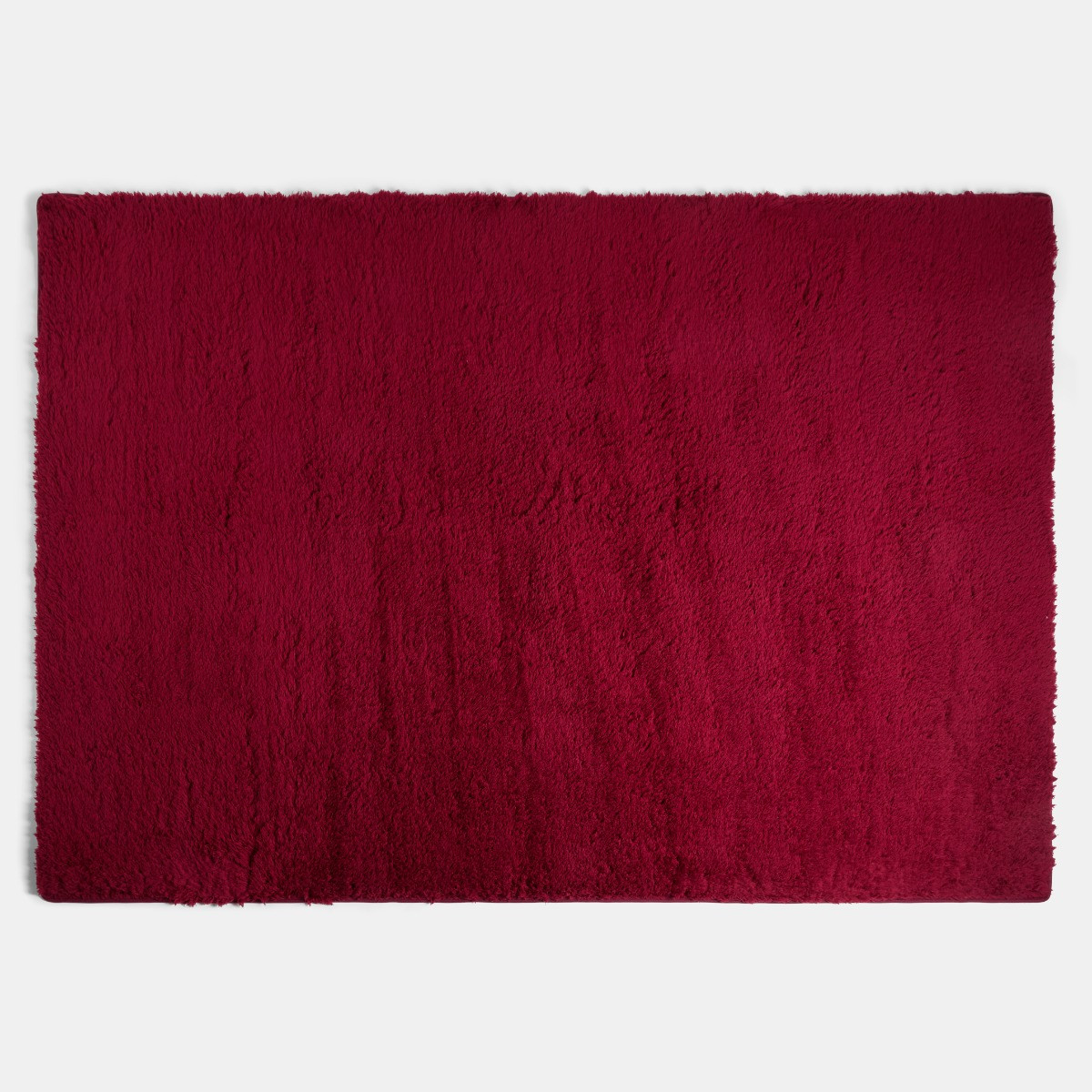 OHS Cosy Teddy Rug - Burgundy>