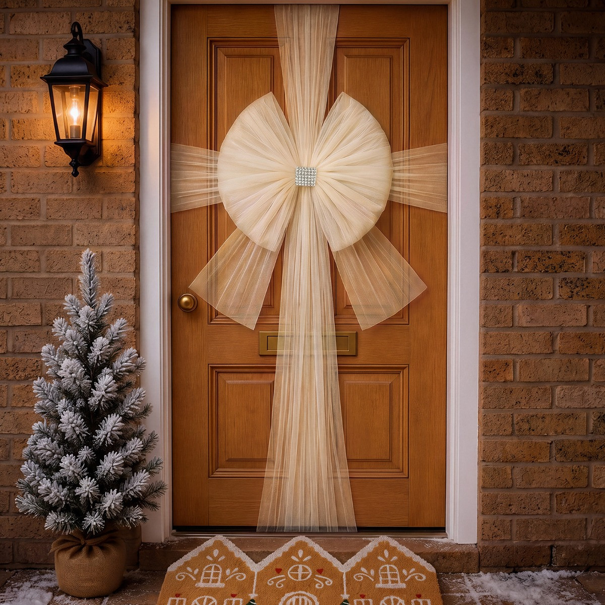 OHS Bow Door Decoration - Cream>