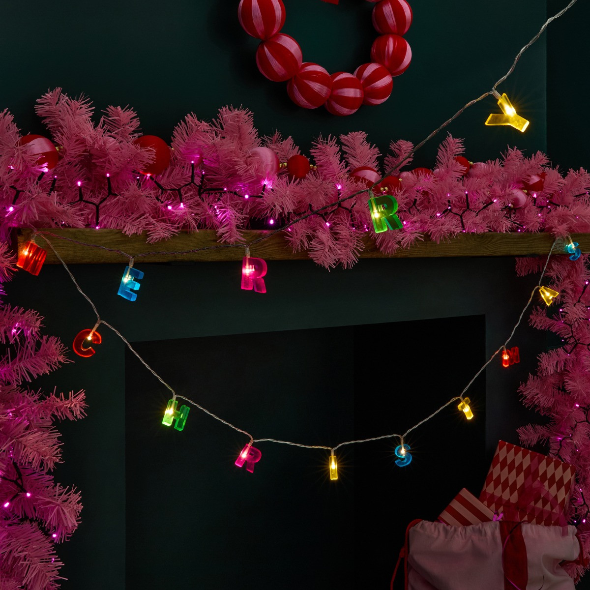OHS Merry Christmas String Lights - Multi>