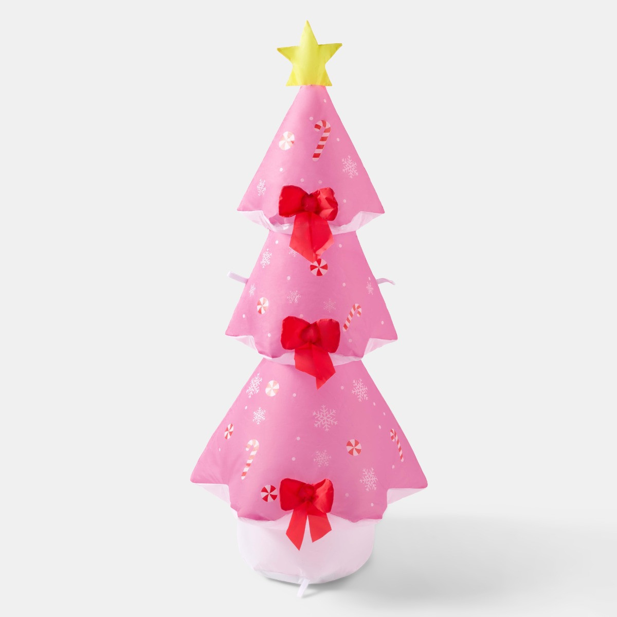 OHS Indoor/Outdoor Inflatable Christmas Tree - Hot Pink>