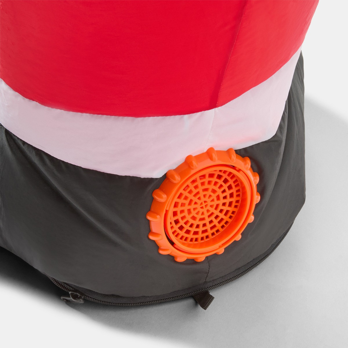 OHS Indoor/Outdoor Inflatable Santa Decoration - Red>
