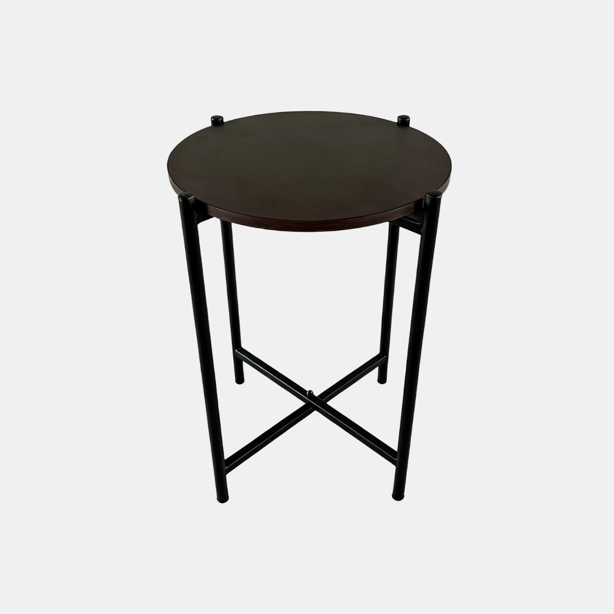 OHS Round Side Table - Coffee Brown>