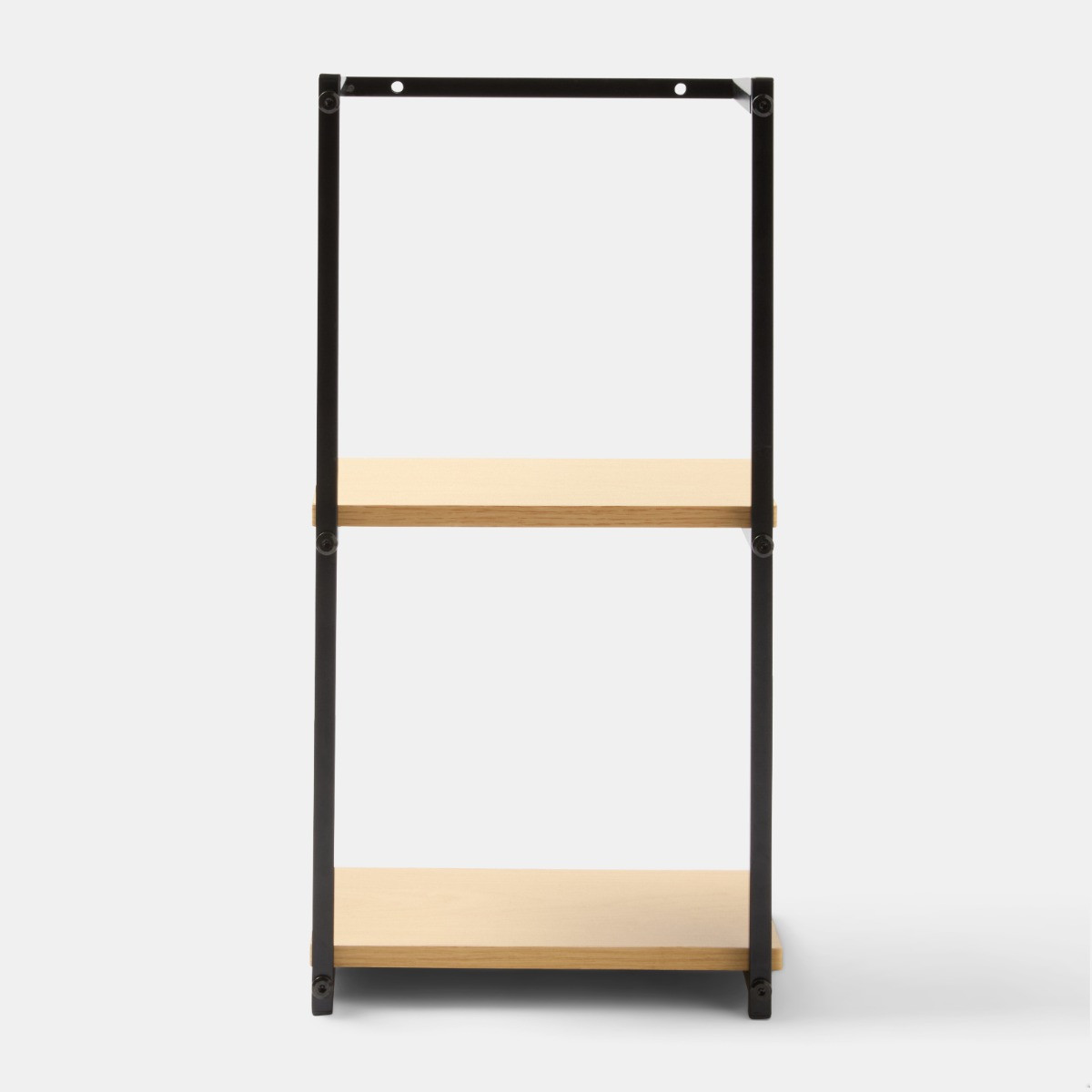 OHS Wall Mounted Towel Holder - Black/Light Wood>