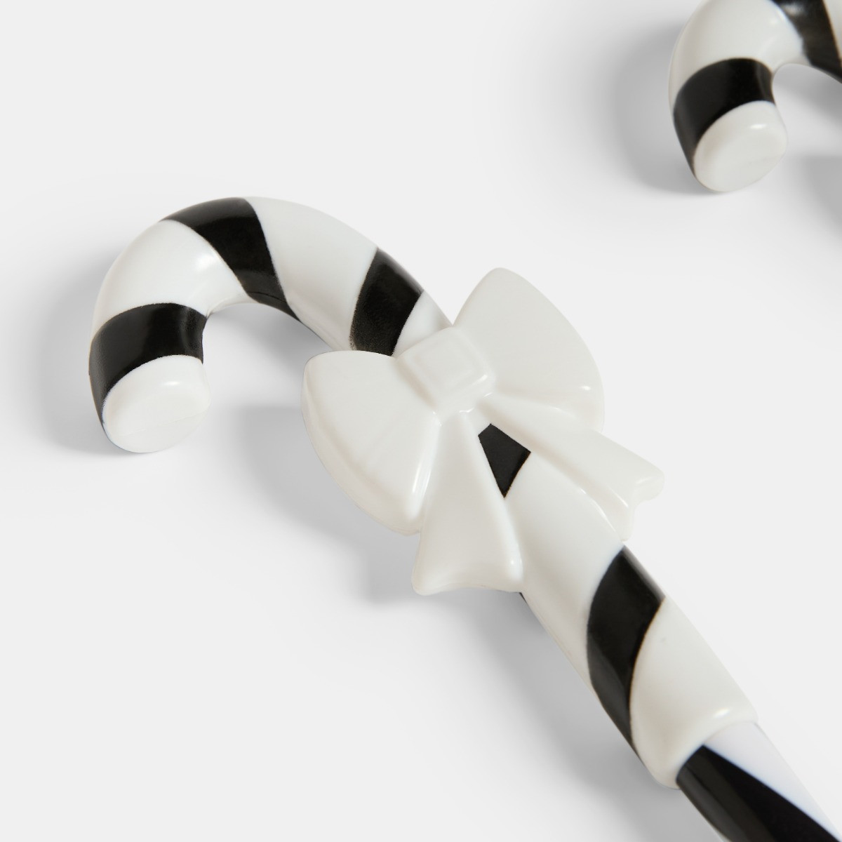 OHS 5 Pack Bow Candy Cane Stake Lights - Monochrome>
