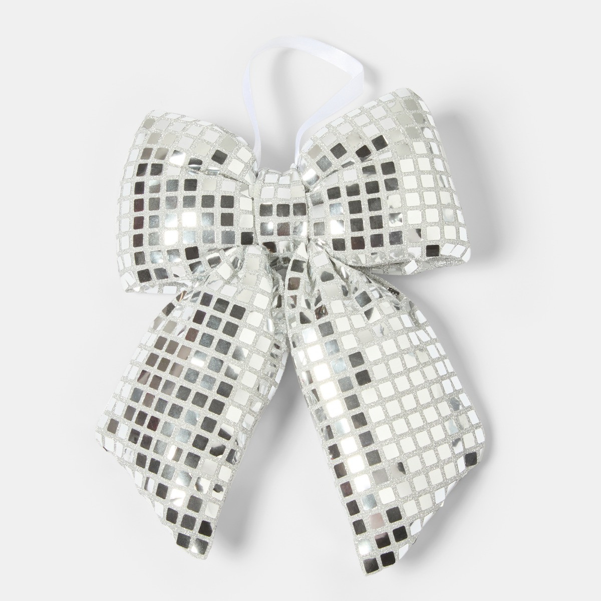 OHS 4 Pack Disco Ball Bow Set - Silver>