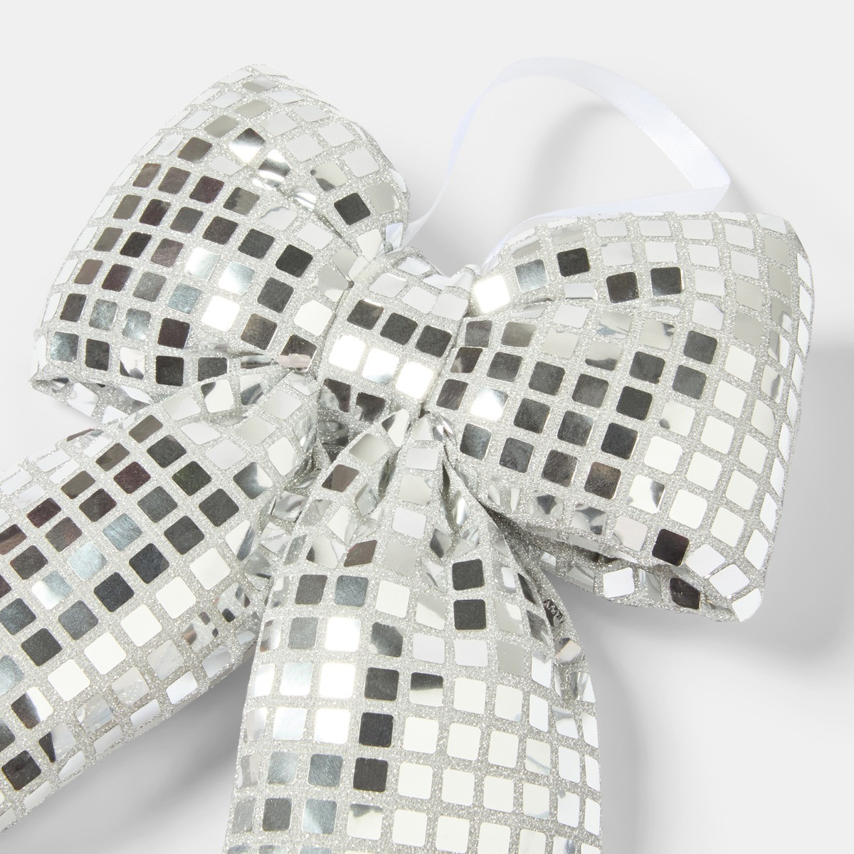 OHS 4 Pack Disco Ball Bow Set - Silver>