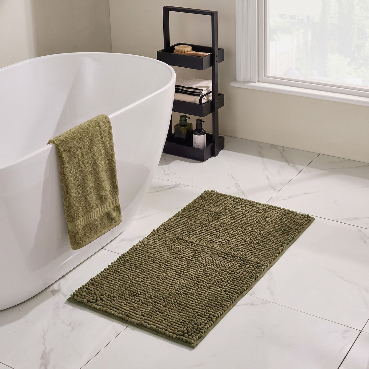 OHS Noodle Bath Mat - Woodland Green>