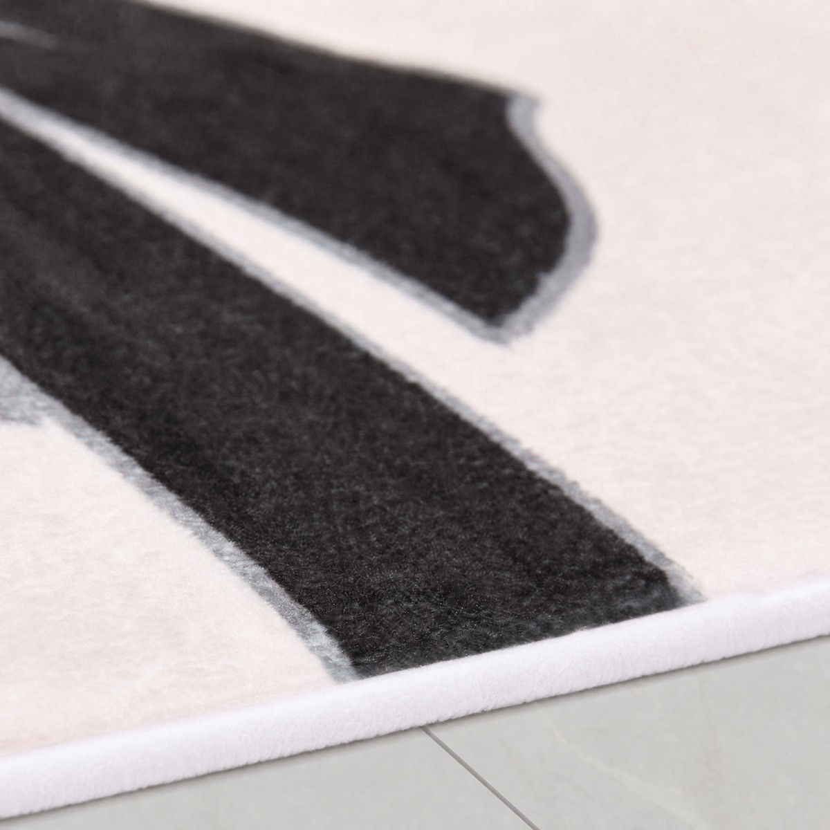 OHS Unwrap Me Slogan Bath Mat - Monochrome>
