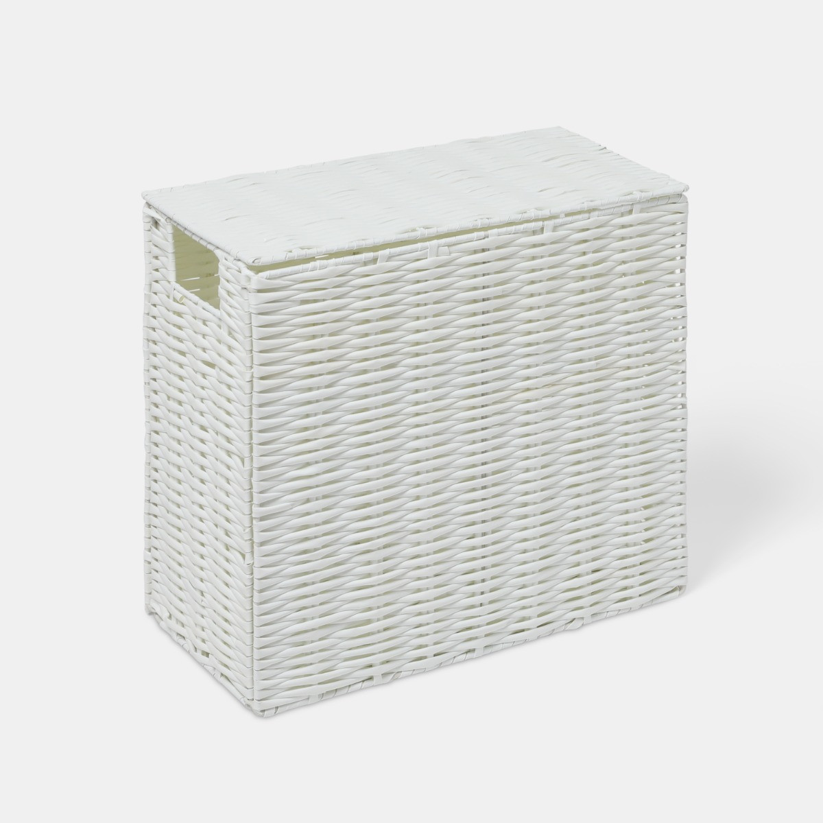 OHS Woven Foldable Bathroom Storage Box - Cream>