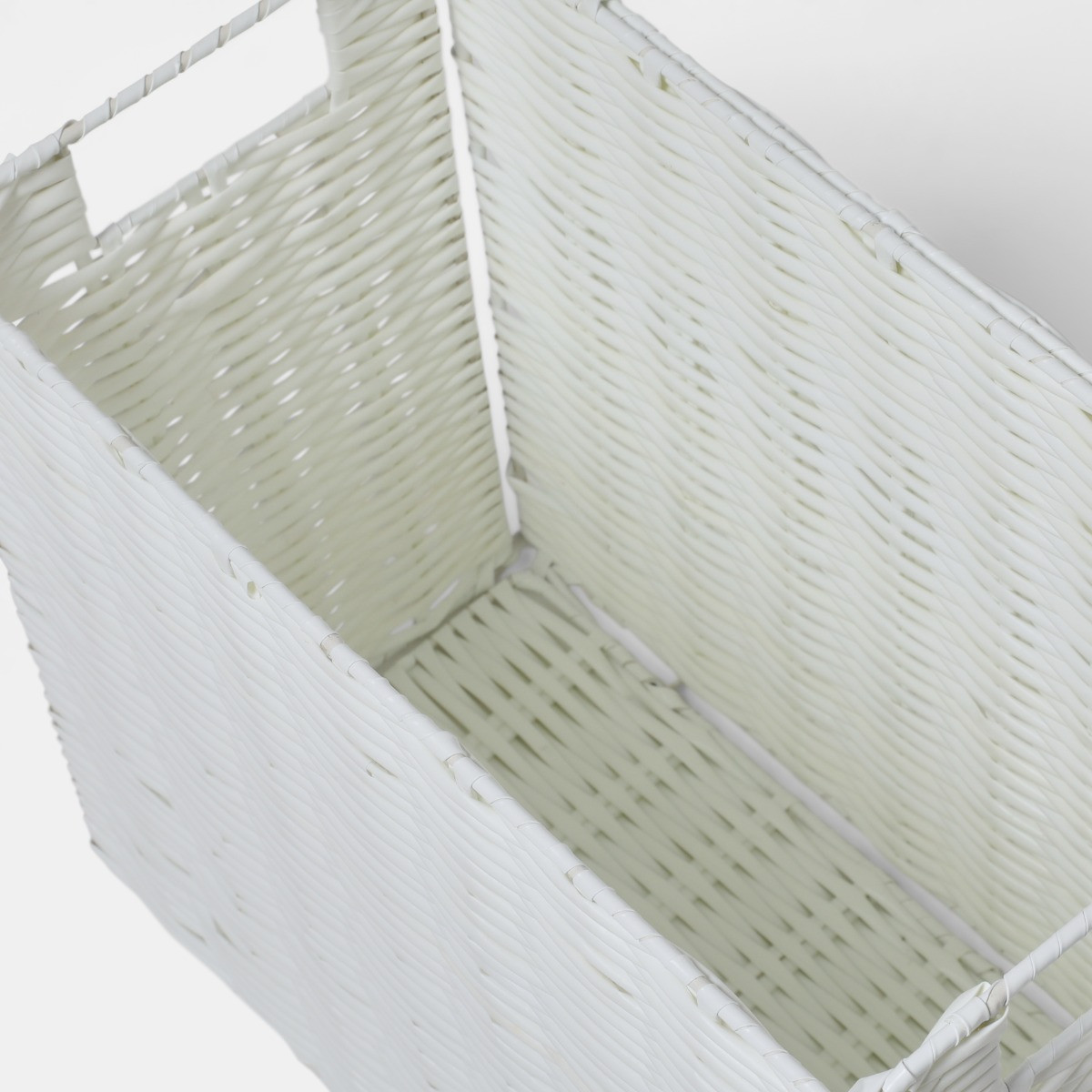 OHS Woven Foldable Bathroom Storage Box - Cream>