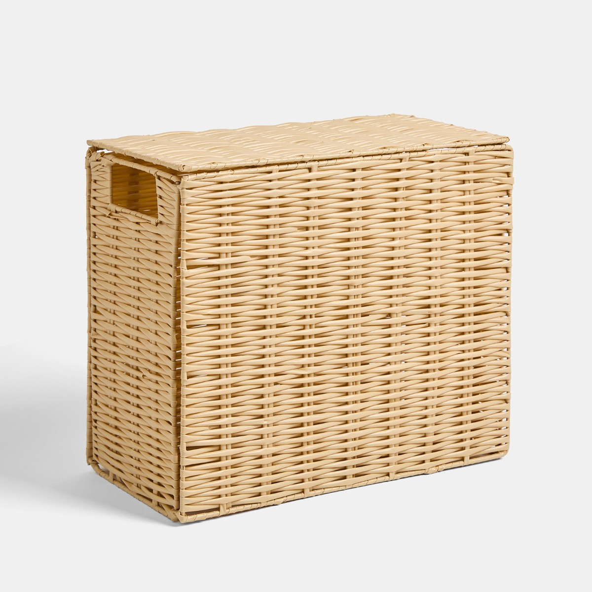 OHS Woven Foldable Bathroom Storage Box - Natural>