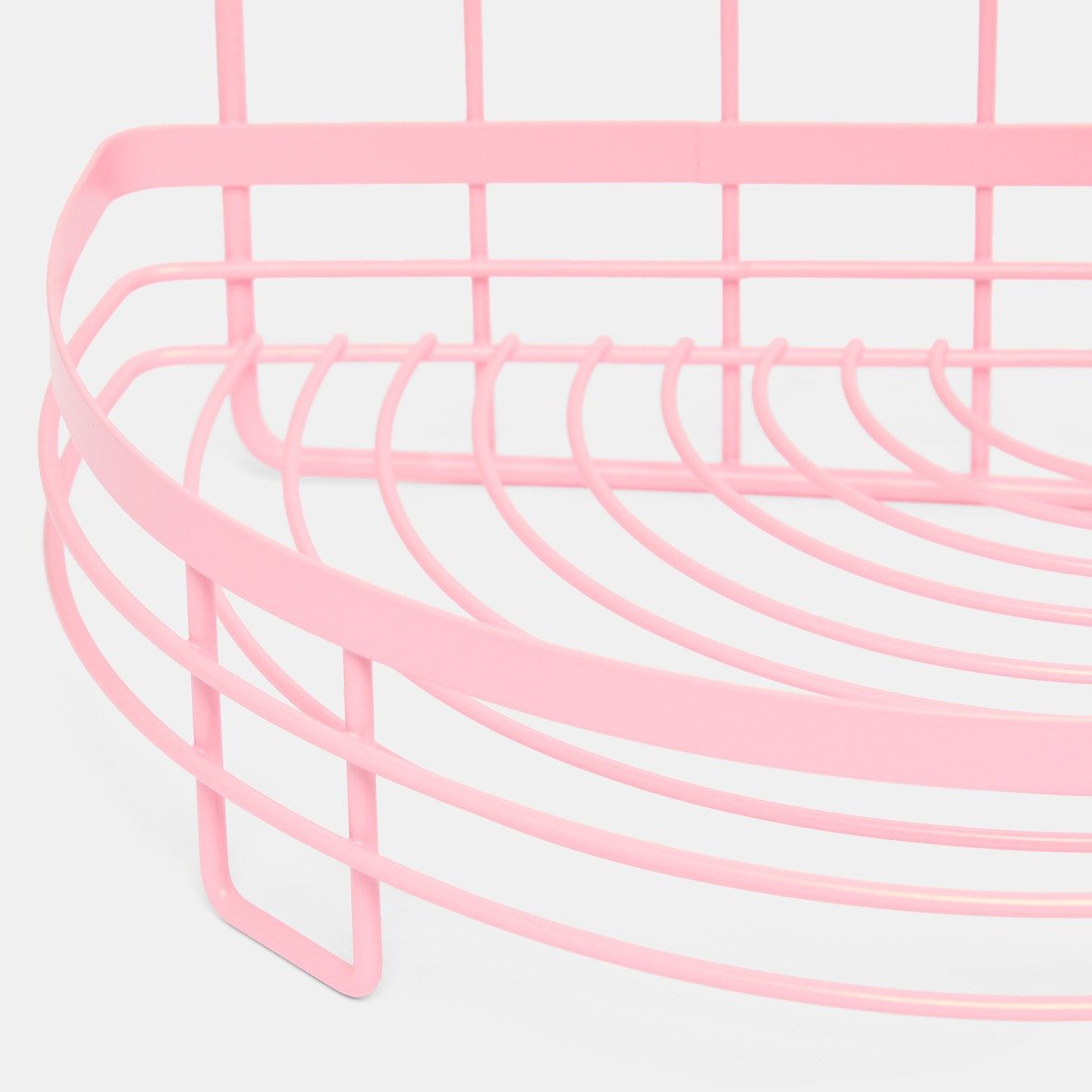 OHS Wire Corner 3-Tier Bathroom Caddy - Pink>