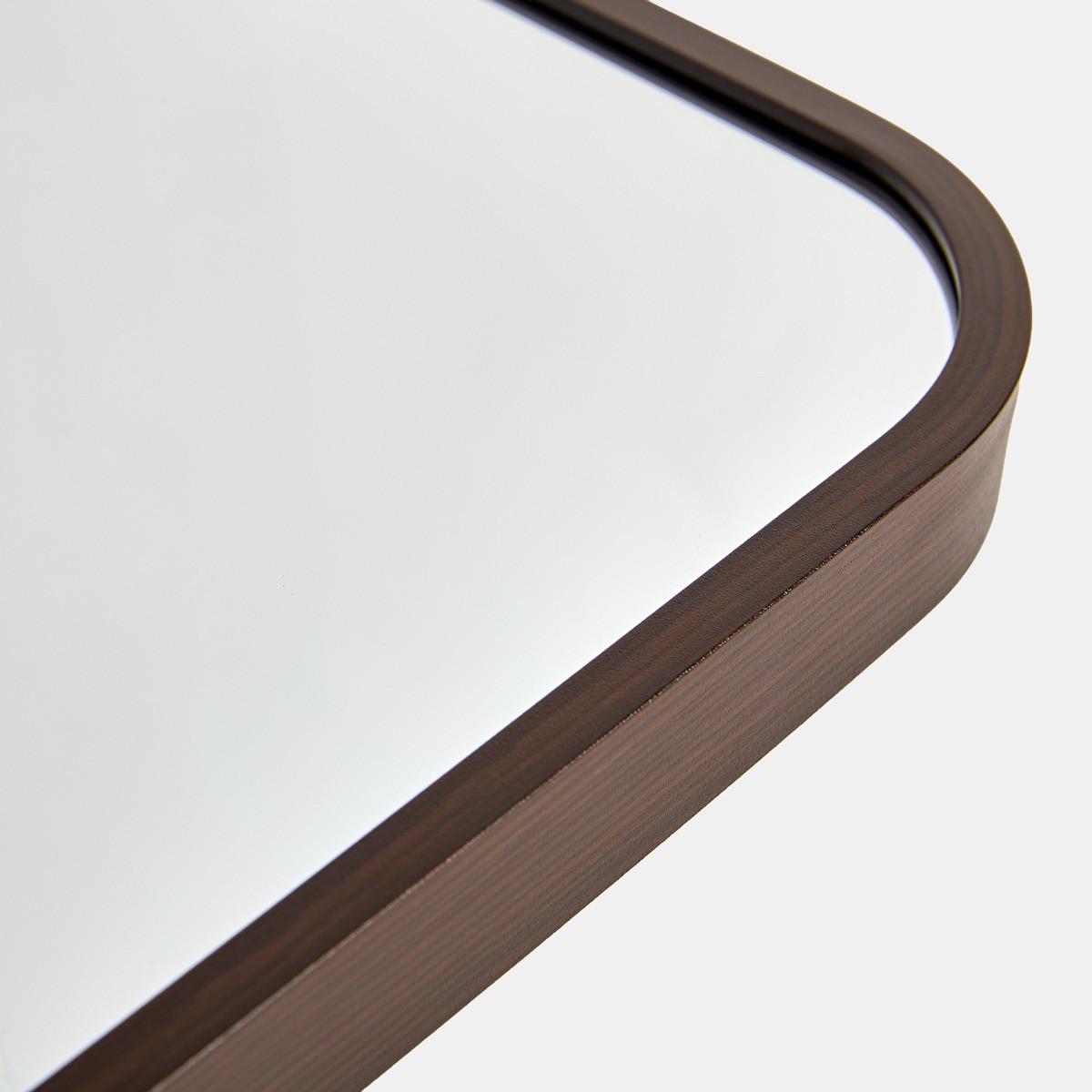 OHS Square Wall Mirror - Coffee>