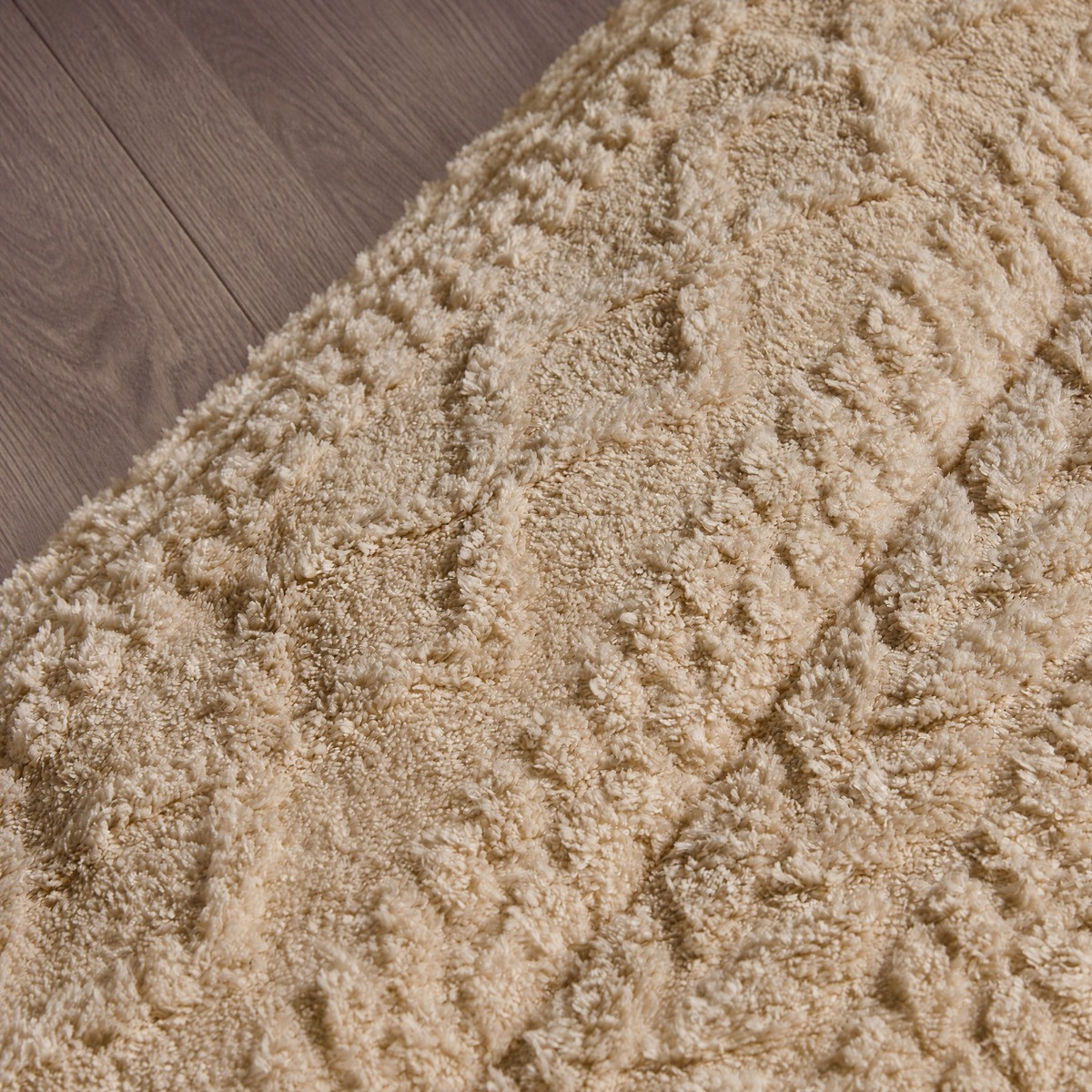 OHS Coverless Cable Knit 10.5 Tog Duvet Set - Cream>