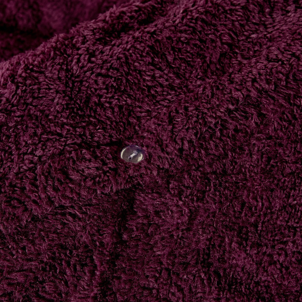 OHS Frill Teddy Duvet Set - Plum>