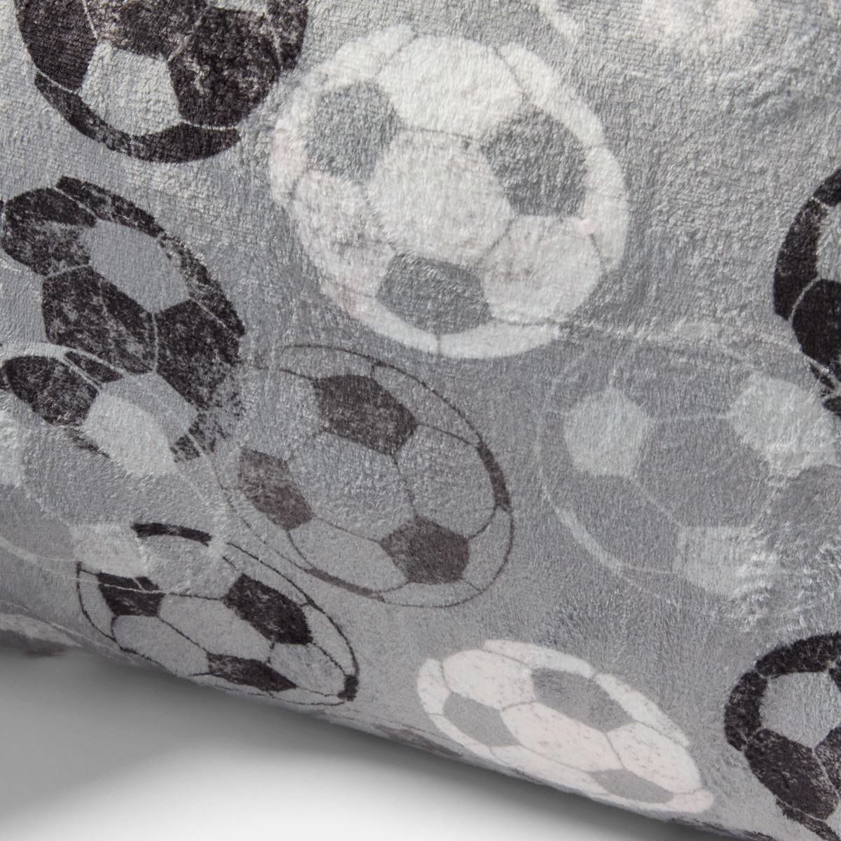 OHS Football Fleece Cuddle Cushion - Charcoal>