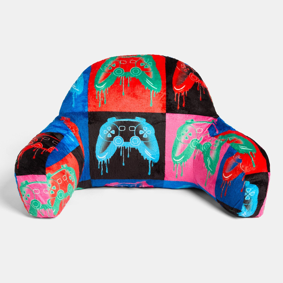OHS Kids Controller Check Cuddle Cushion - Neon>
