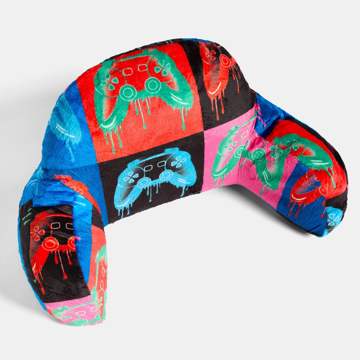 OHS Kids Controller Check Cuddle Cushion - Neon>