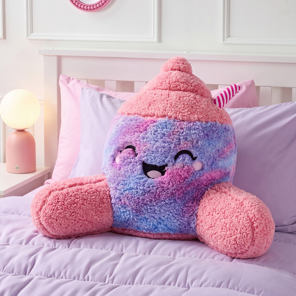 OHS Frosty The Milkshake Cuddle Cushion - Pink>