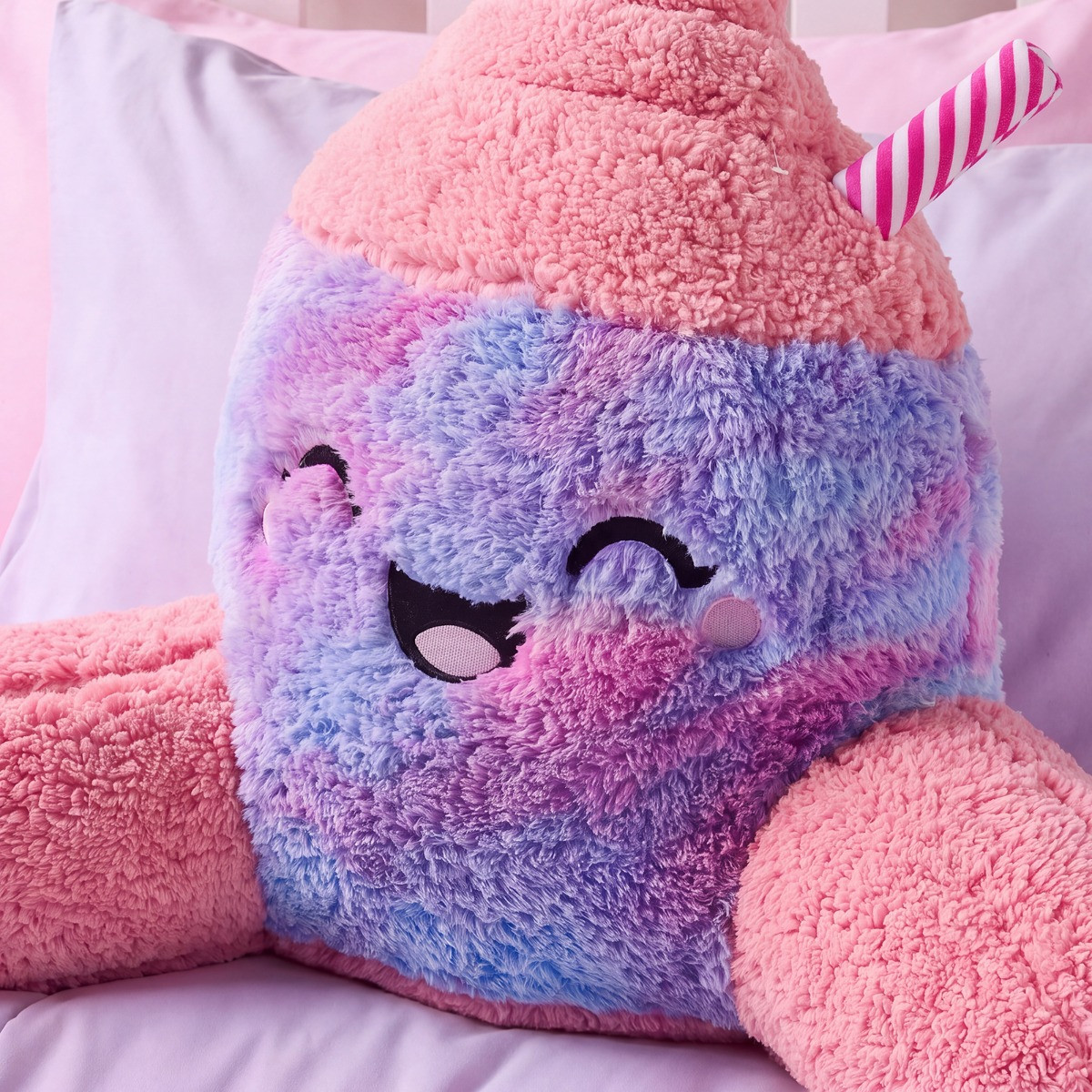 OHS Frosty The Milkshake Cuddle Cushion - Pink>