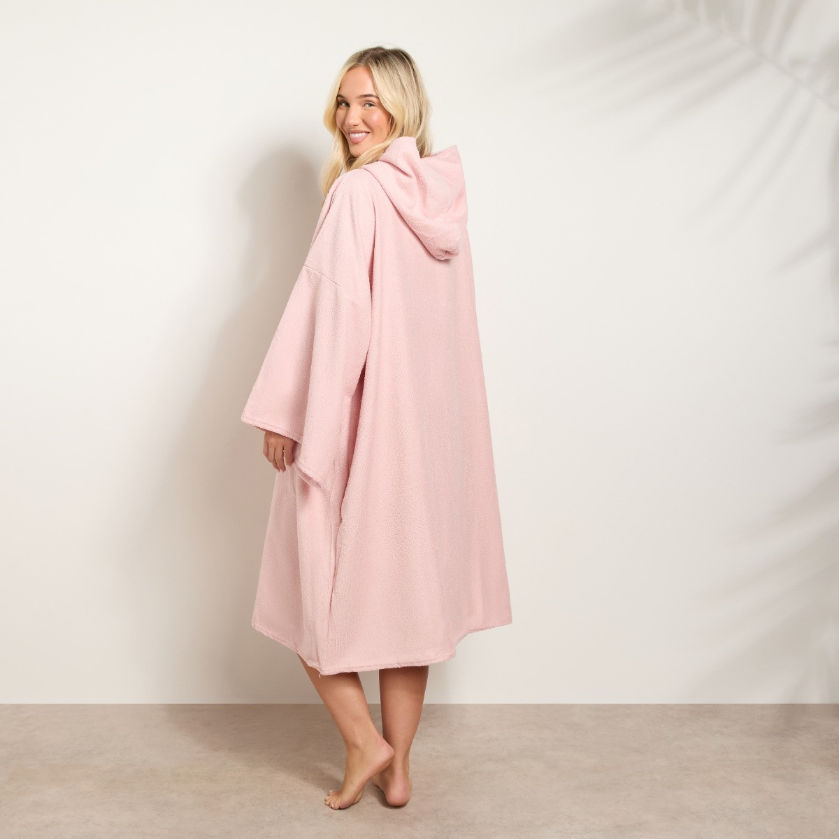 OHS Adult Towel Poncho - Blush Pink>