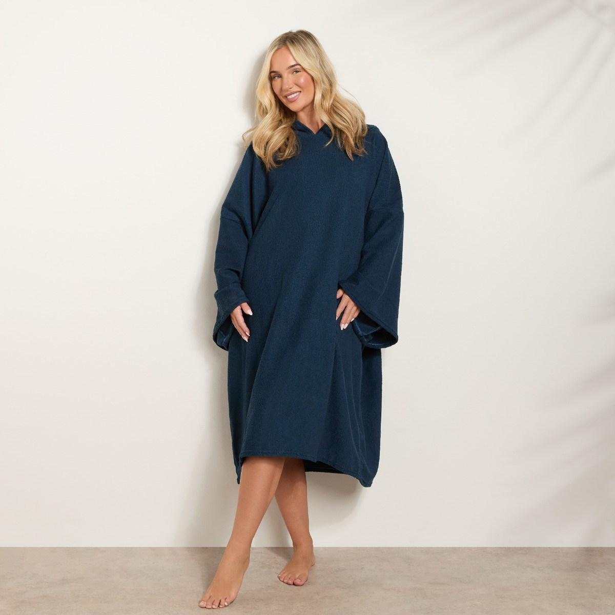 OHS Adult Towel Poncho - Navy Blue>