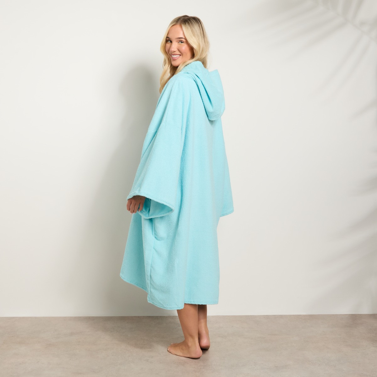 OHS Adult Towel Poncho - Sky Blue>
