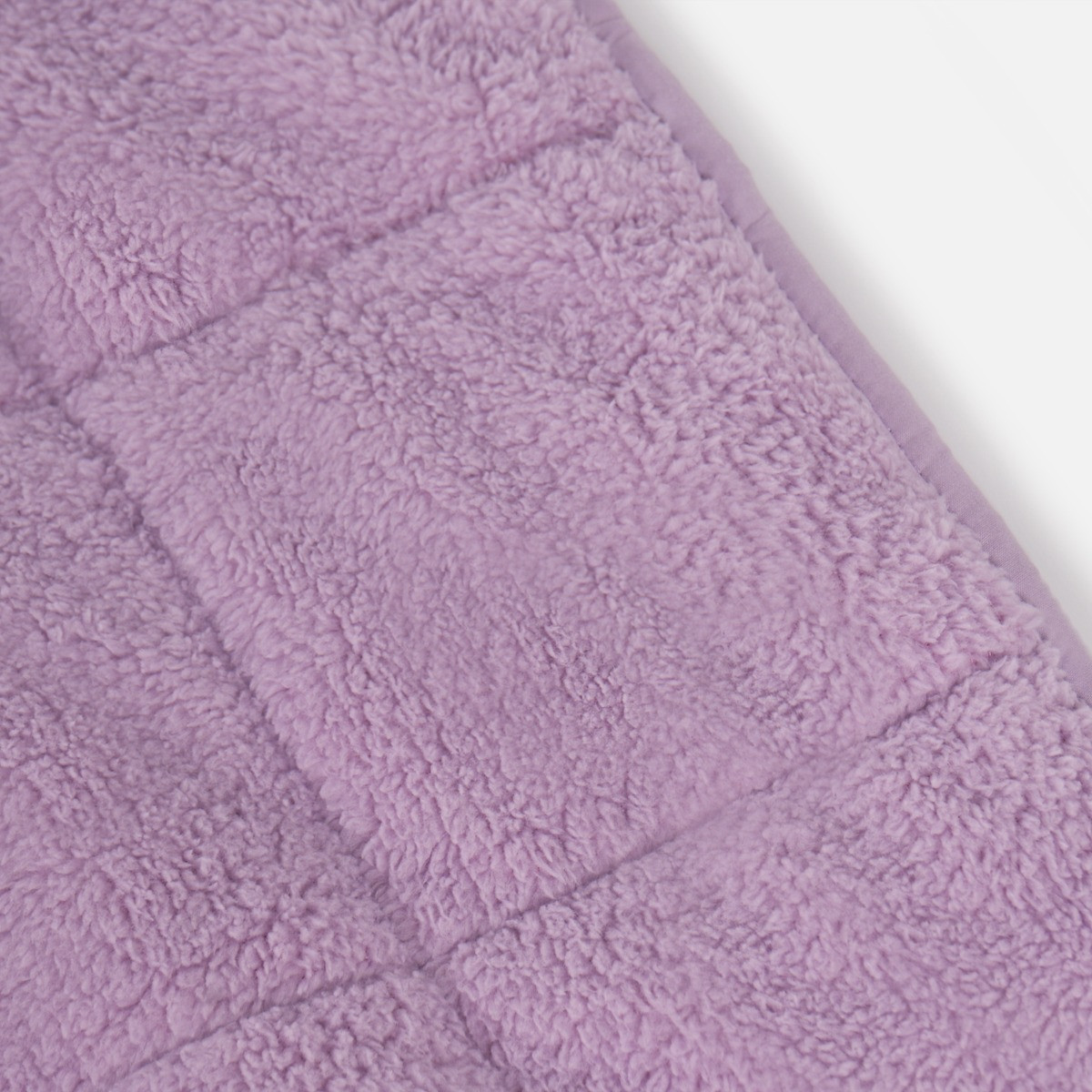 OHS Kids Teddy Fleece Weighted Blanket, Lilac - 3kg>