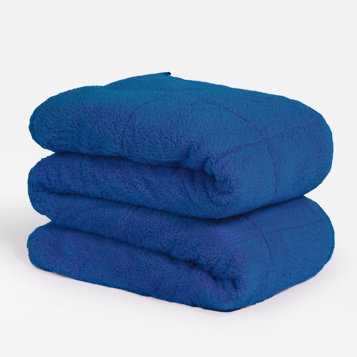 OHS Kids Teddy Fleece Weighted Blanket, Blue - 3kg>