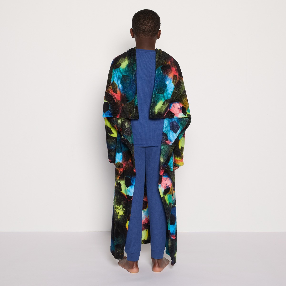 OHS Kids Football Printed Wearable Blanket - Multi>