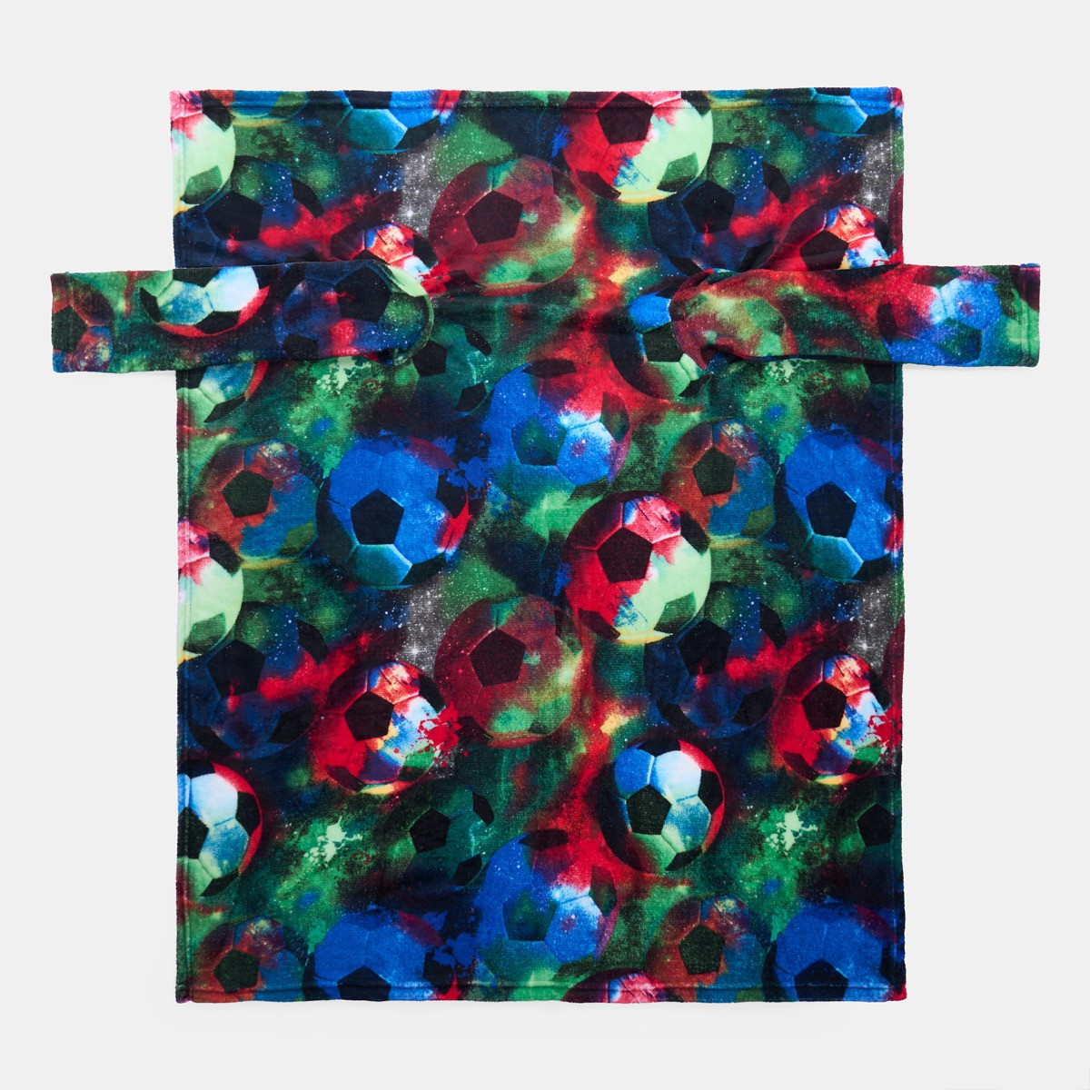 OHS Kids Football Printed Wearable Blanket - Multi>