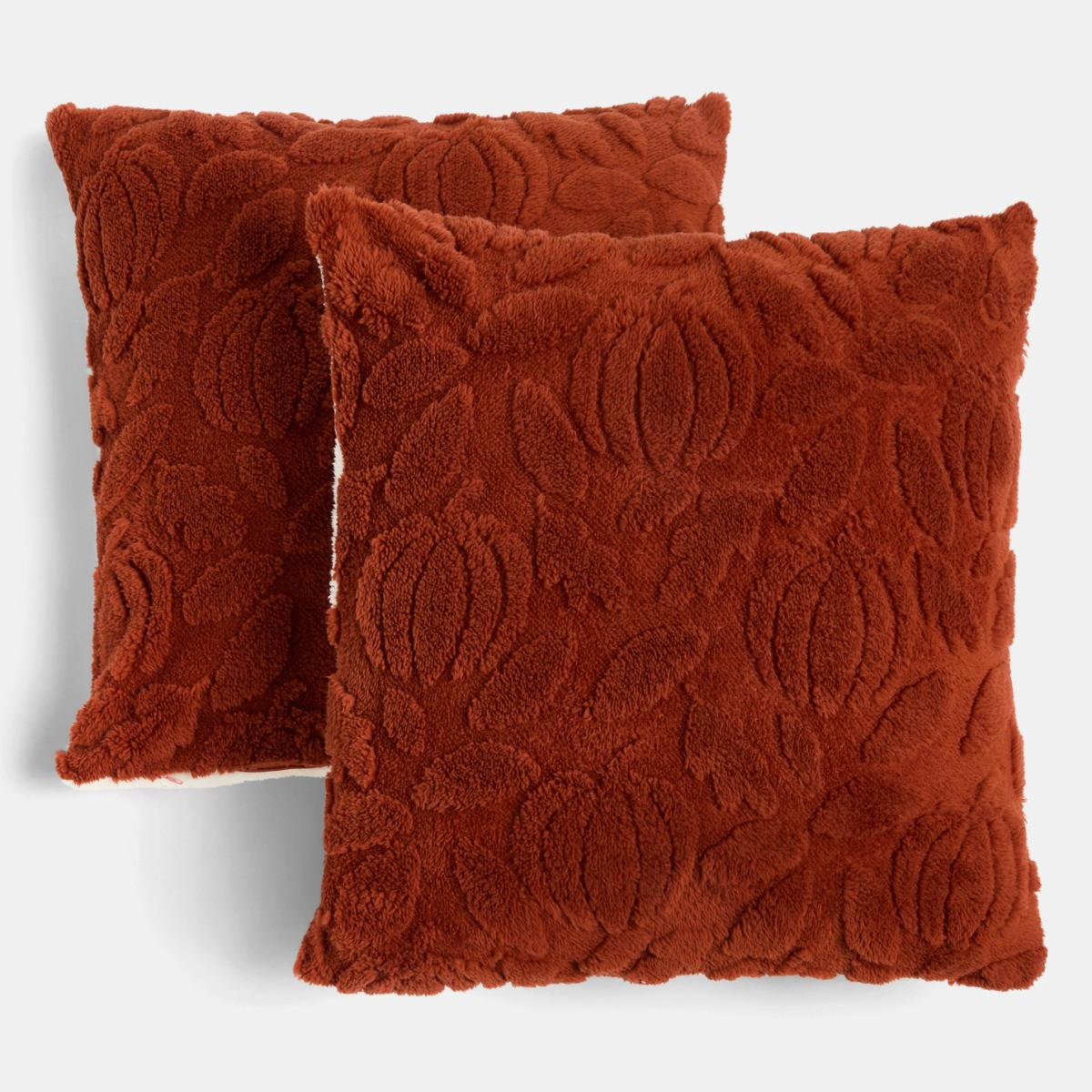 OHS Tufted Pumpkin Cushion Covers - Rust>