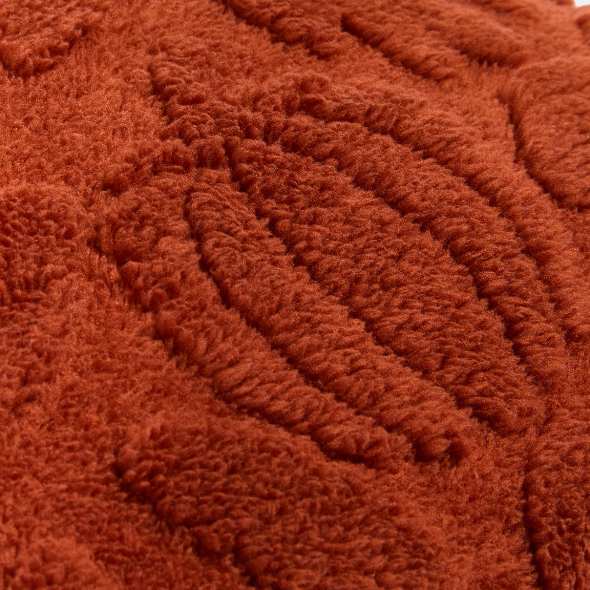 OHS Tufted Pumpkin Cushion Covers - Rust>