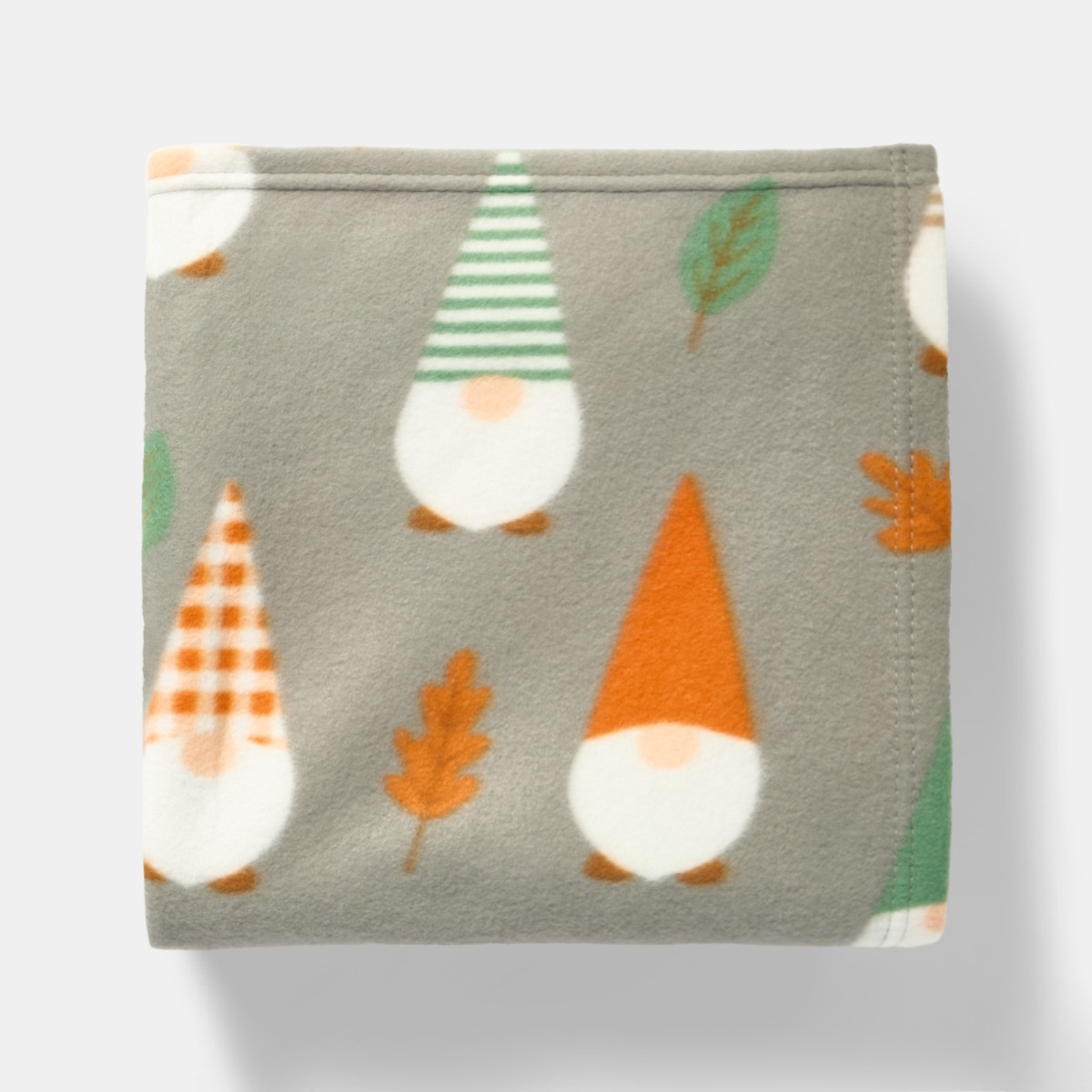 OHS Autumnal Gonk Polar Fleece Throw - Charcoal>